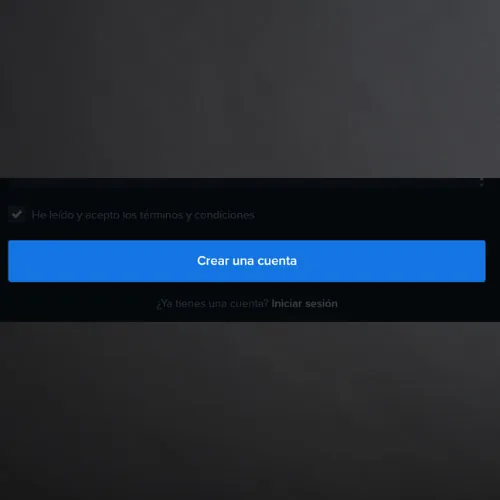 Completar el registro en el sitio web de Stak