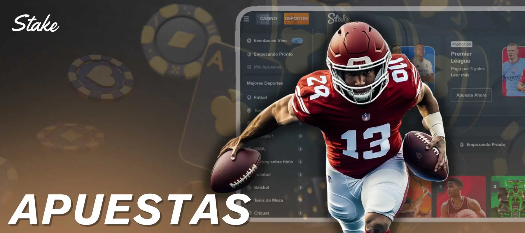 Stake apuestas se caracteriza por una impresionante variedad